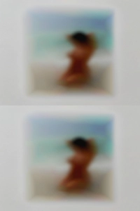 Might naked make you blush.